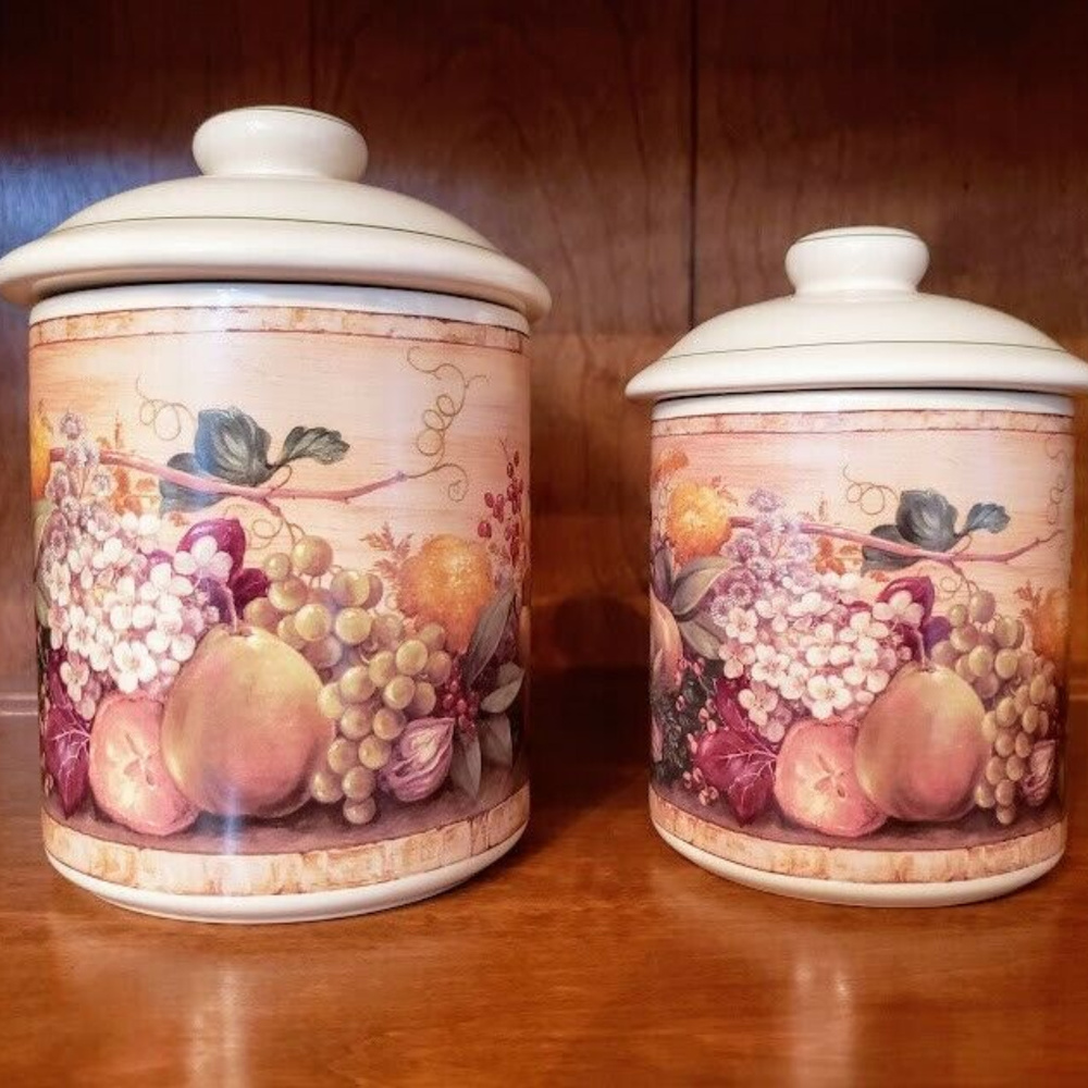 Certified International Pamela Gladding Canisters